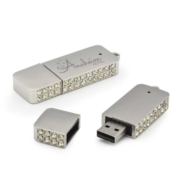 Crystal Studded USB Flash Drives - Image 3
