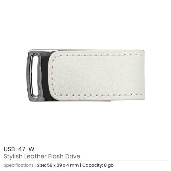 Stylish Leather USB Flash Drives - Image 5
