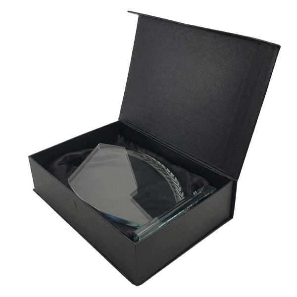 Crystal Awards with Engraved Leaf Design - Image 5