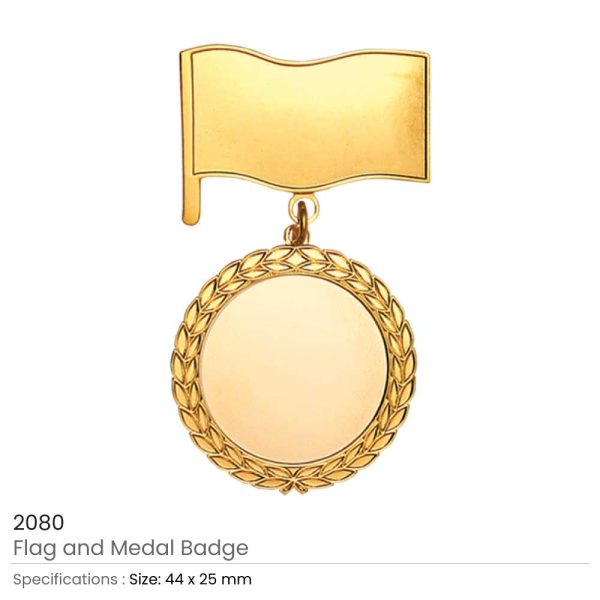 Flag and Medal Badges - Image 4