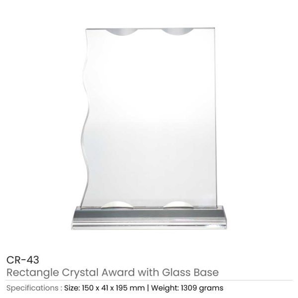 Rectangle Crystal Awards - Image 4