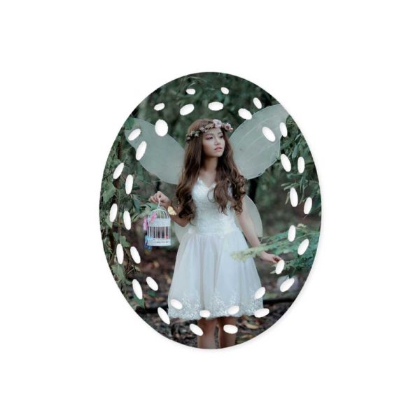 Oval Doily Ceramic Ornaments - Image 3