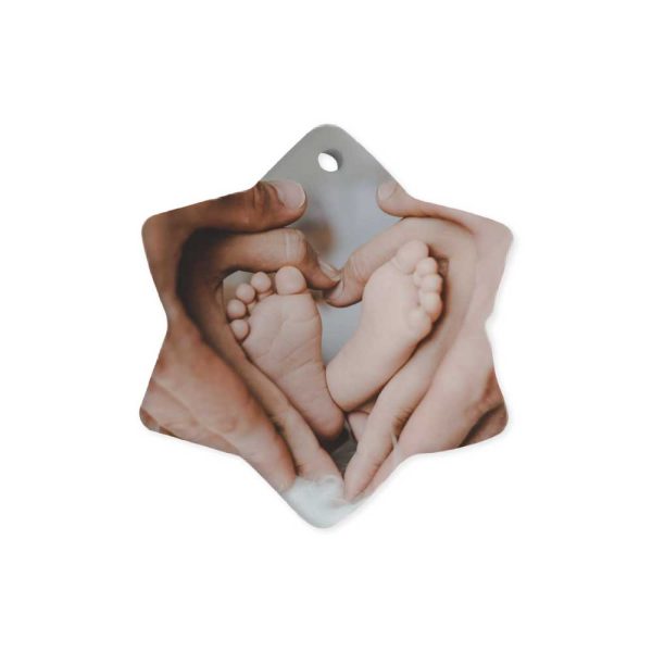 Snowflake Ceramic Ornaments - Image 3
