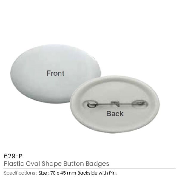 Oval Button Badges - Image 5
