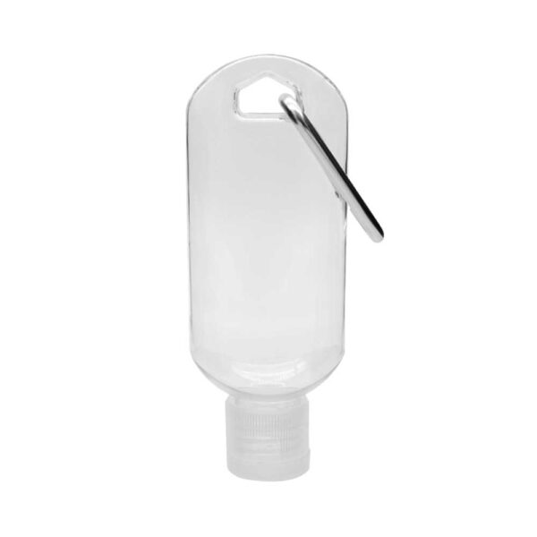 Hand Sanitizer Gel with Carabiner Clip - Image 2