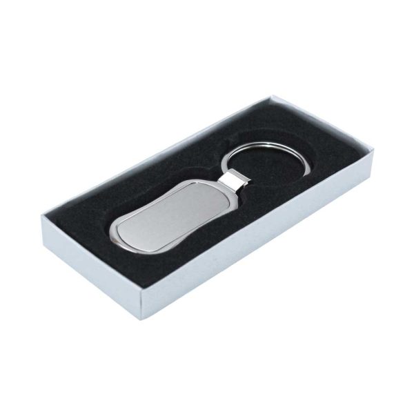 Rectangular Oval Metal Keychains - Image 4
