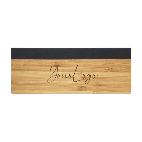 Bamboo Pen Box with Velvet Interior - Image 3